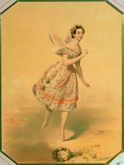 Dancer Maria Taglioni in the Ballet 